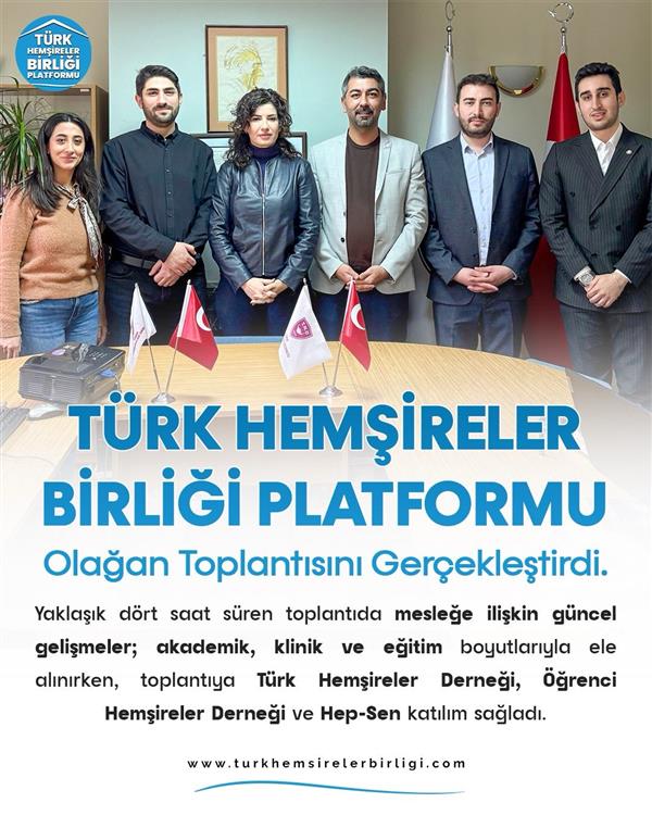 Türk Hemşireler Birliği Platformundan Olağan Toplantı